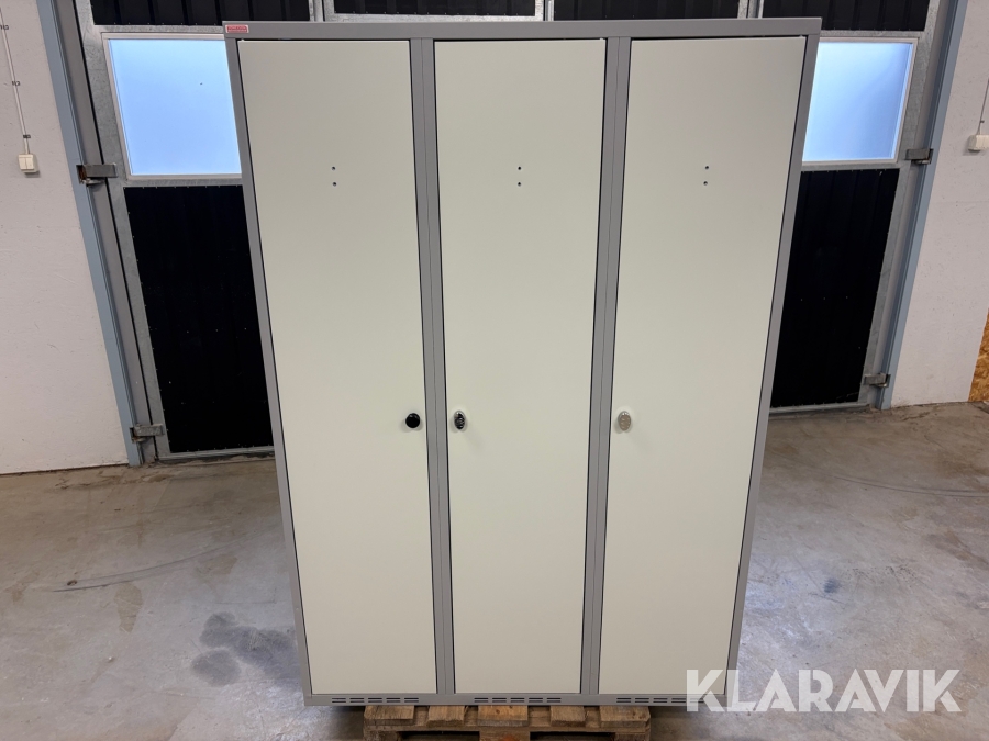 Klädskåp 3 delat 1,2m Sonesson Szafa Pro H12 5st