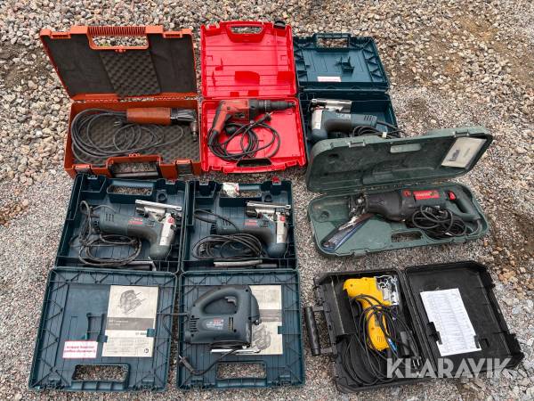 Elmaskiner - blandad uppsättning