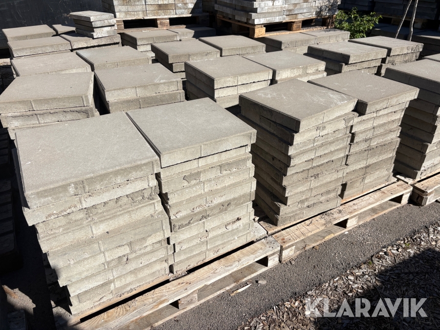 Markplattor 500x500x70 ca 900m2