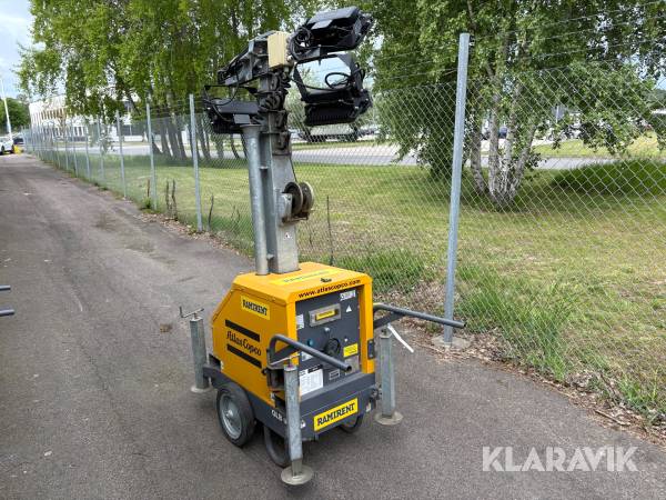 Belysningsmast Atlas Copco QLB 02