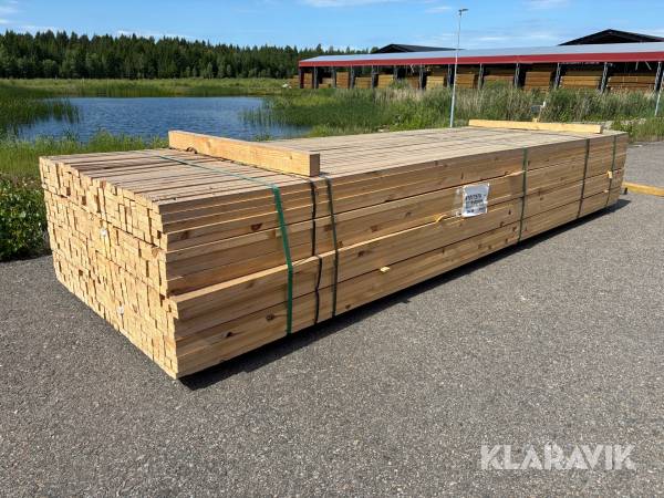 Virkespaket Furu 25x38 obehandlad 2016 löpmeter