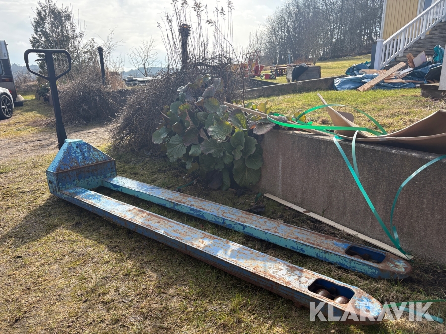 Palldragare långa gafflar