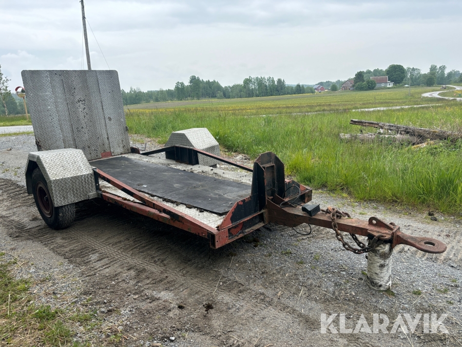 Maskintrailer till minigrävare