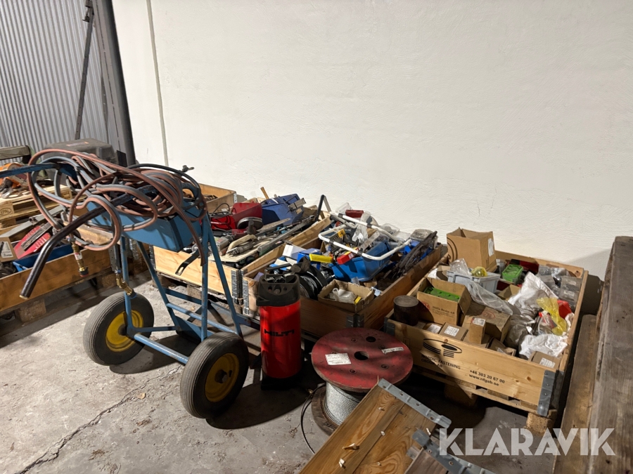 Verkstadsutrustning parti