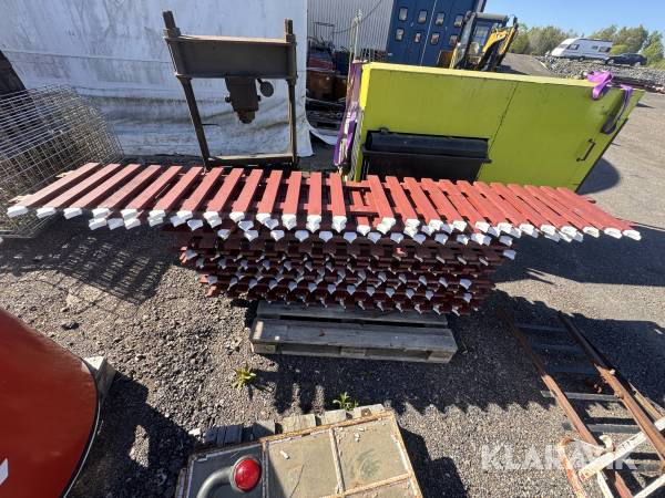 Staket ca 39,6 m trä/komposit