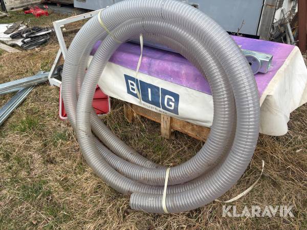 Sug&tryckslang med tryckspiral ca 12 m 76mm