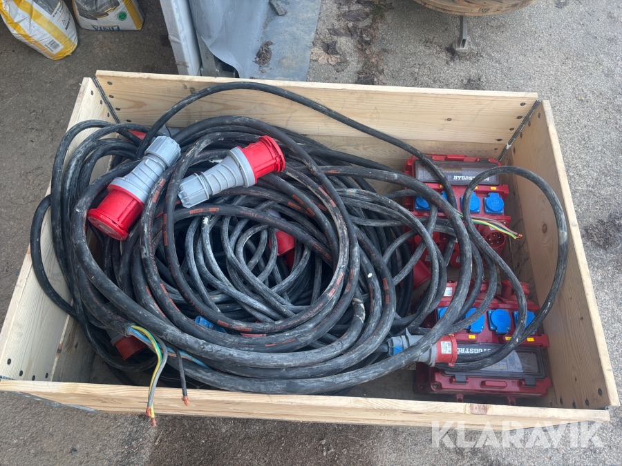 Byggström diverse utrustning