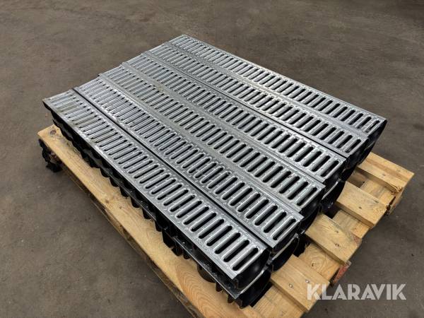 Markränna Stora-Drain 1 m 12 st