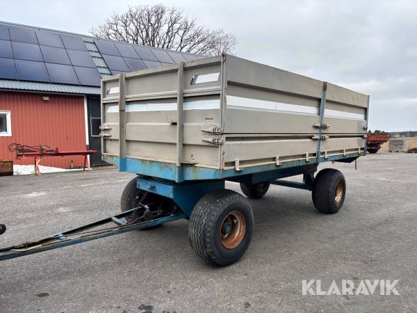 Spannmålsvagn ca 9ton med tipp belysning och bromsar