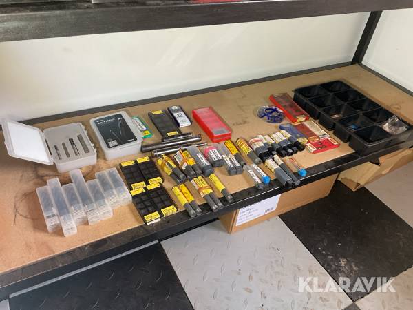 Fräsverktyg och skär, blandat parti Sandvik / Lamina / H&V