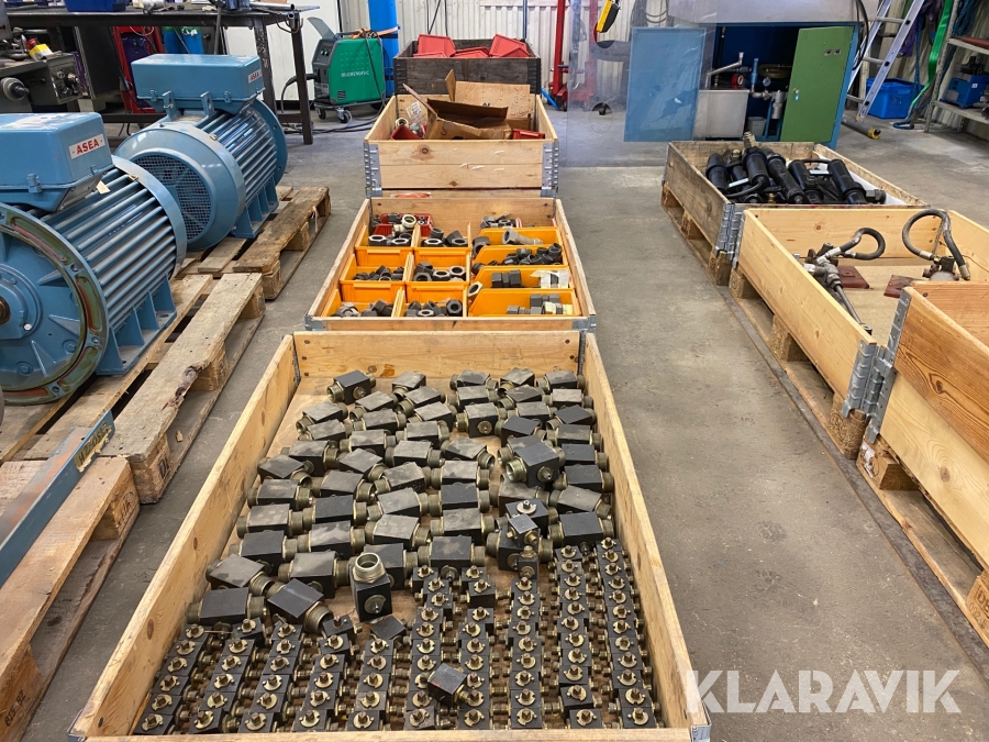 Hydraulikkopplingar / kulventiler / backventiler