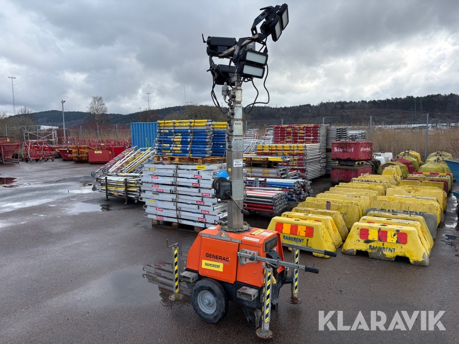 Belysningsmast Generac 7 m