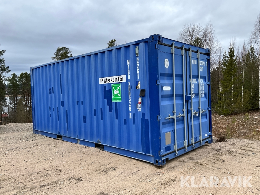 Container med kontor 20 fot