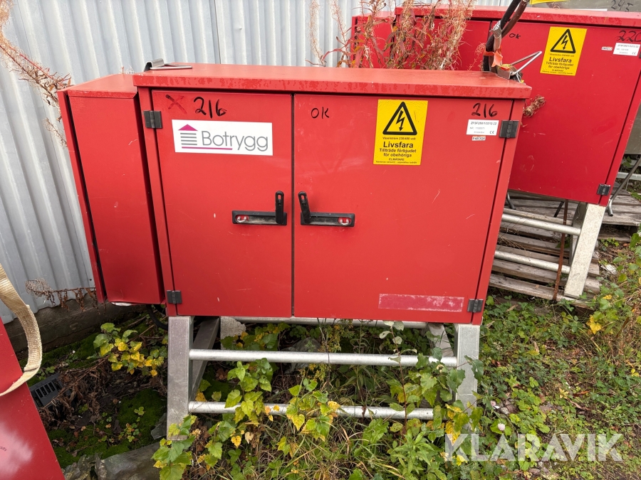 Elcentral Bygg-ström 250Amp