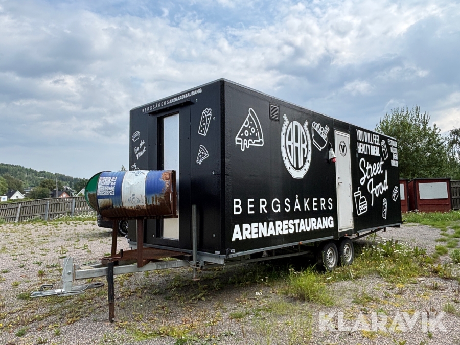 Matvagn/ Food truck Norrlamdsvagn med köksutrustning