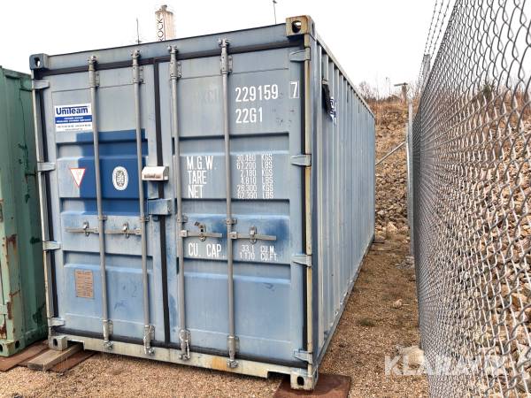 Isolerad container Uniteam 20 fot