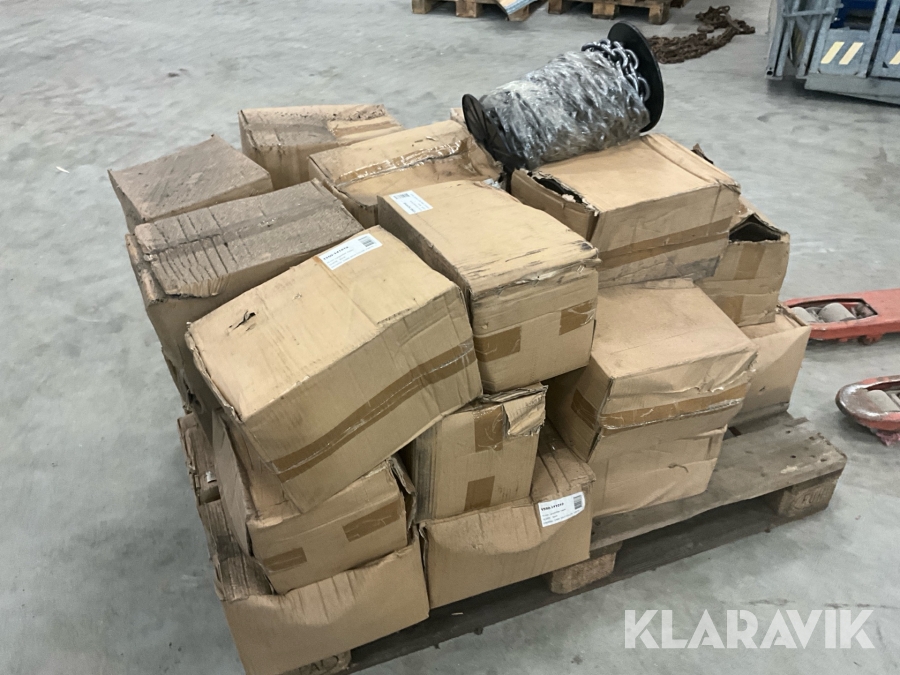 Kätting 10 m 10mm 36st lådor