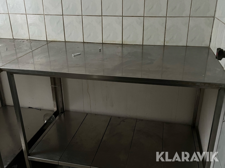 Rostfria bänkar 3 st