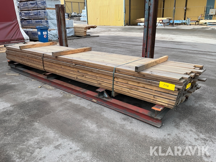 Virkespaket impregnerad trall B-kvalite 28x120 499 Löpmeter