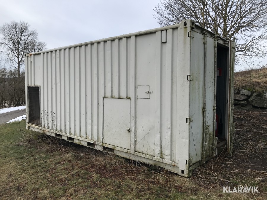 Reservkraftverk Scania Asea med 20fot Container