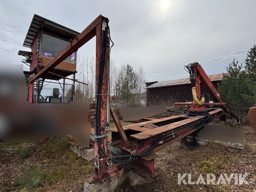 Virkeskran Jonsered med hytt