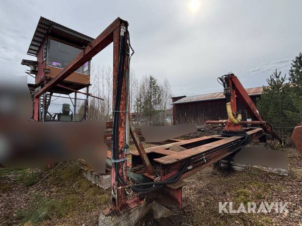 Virkeskran Jonsered med hytt