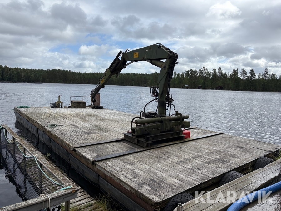 Arbetsflotte med kran