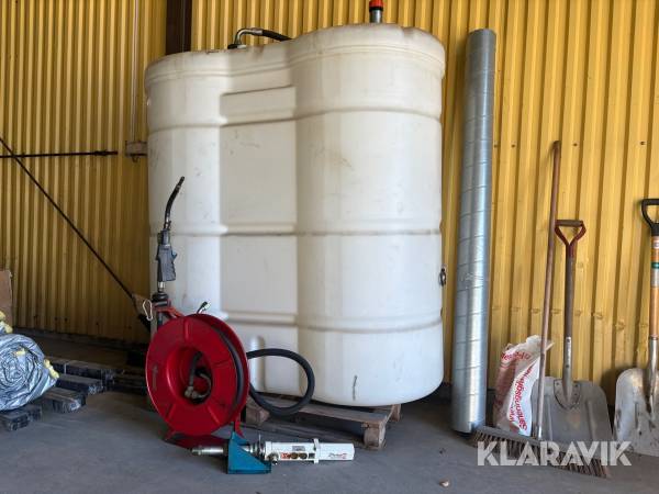 Oljetank för motorbrännolja eller eldningsolja Dehoust Trio safe 1500 L