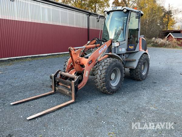 Hjullastare Atlas 65 inklusive redskap