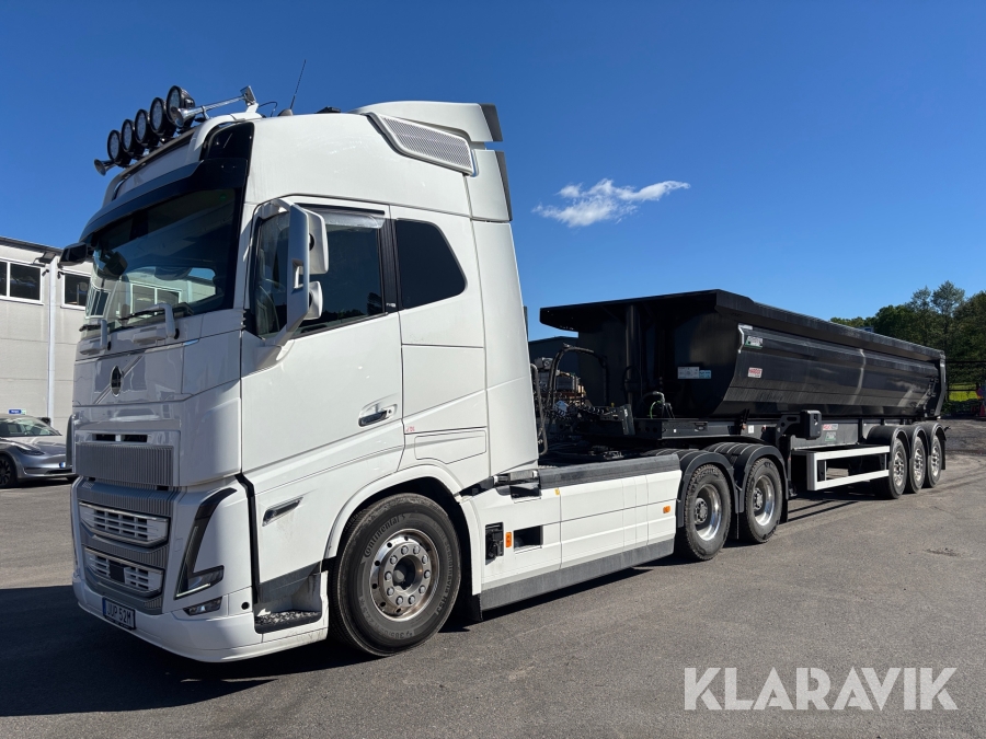 Tipptrailer ekipage Volvo FH 64 T 780hk + ROJO KT3-ST