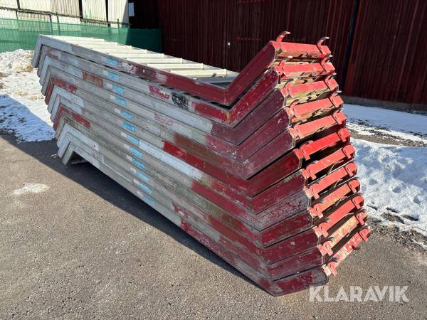 Aluminiumtrappa 12st Assco 250 till rundbom