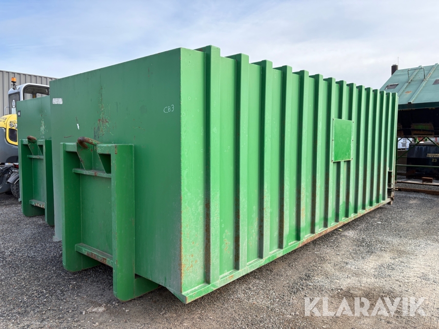 Container Wastec BH 30m3 på lastväxlarram