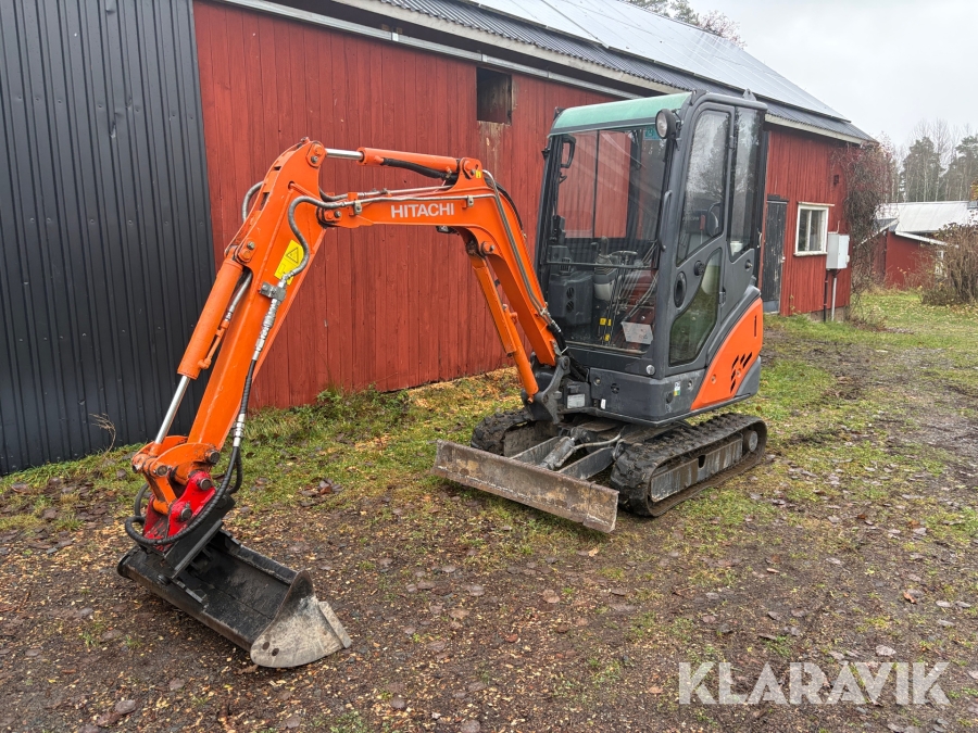 Grävmaskin Hitachi ZX18-3 CLR med släpkärra