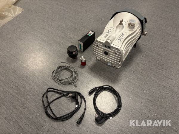 Vakuumpump NXds10i Med tryckmätare och controller