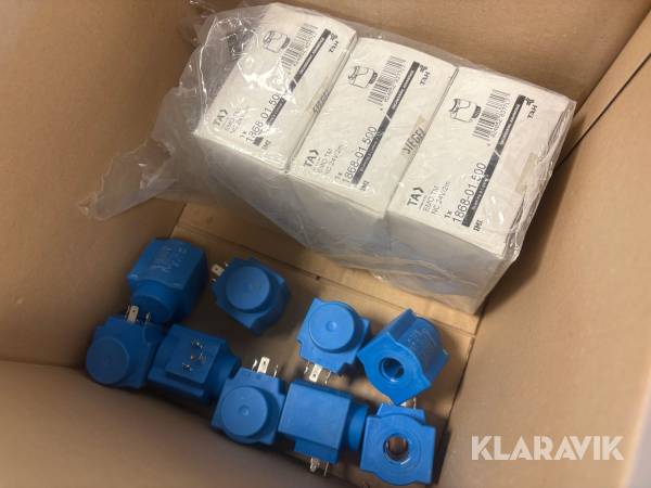 Parti med ventiler och ställdon TAH och Danfoss Emo TM 24V/2 - EV220B