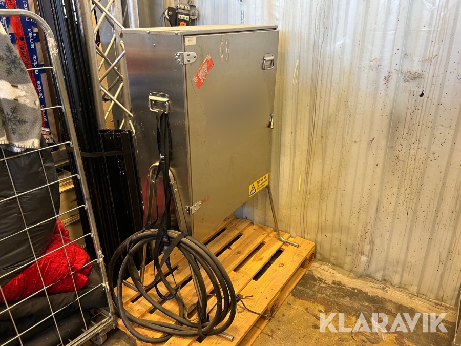 Elcentral Byggström HC63 rostfritt skåp