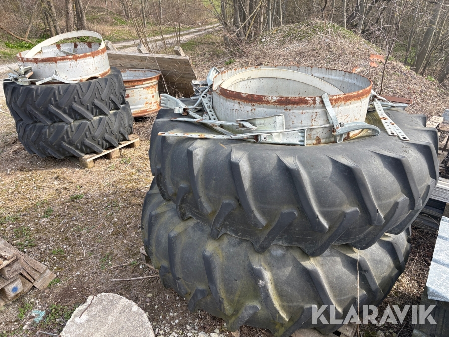 Dubbelmontage Alliance/Kleber 20.8-38 & 16.9-28