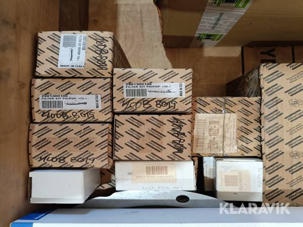 Parti med industriella filter Atlas Copco, Eaton, Donaldson