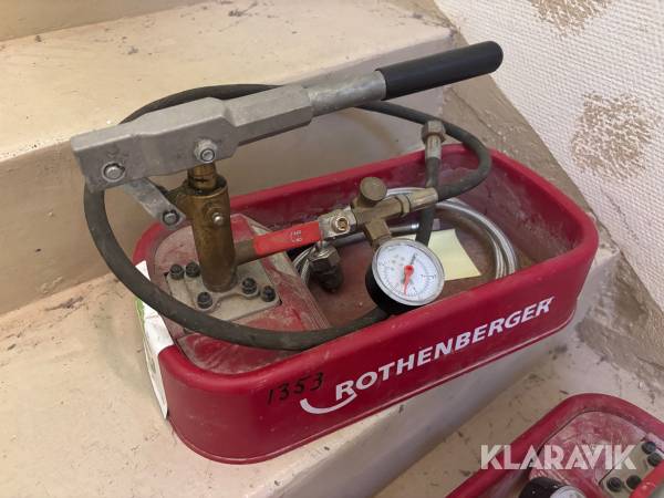 Provtryckningspump Rothenberger RP 30