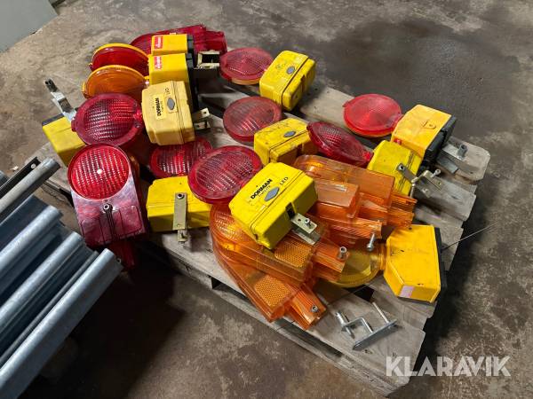 Varningslampor 17 st Dorman/Nissen/Blinkfyrar