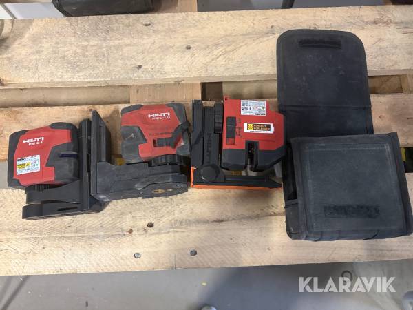 Krysslaser Hilti PM 2-L + PM 20-CG