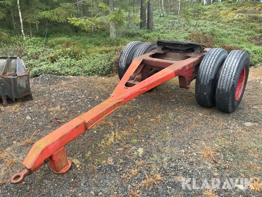 Dolly med vändskinva 2” kingpin