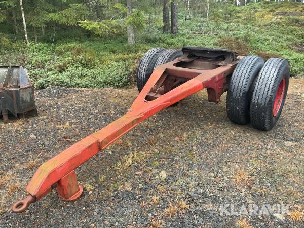 Dolly med vändskinva 2” kingpin