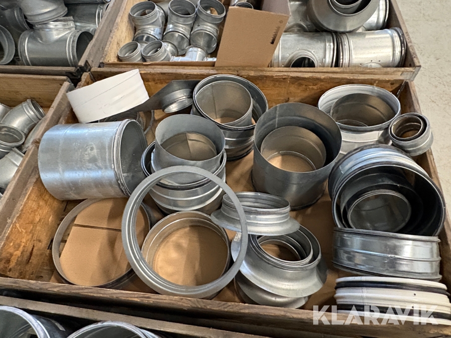 Parti med ventilationsdelar Ets Nord, FläktWoods