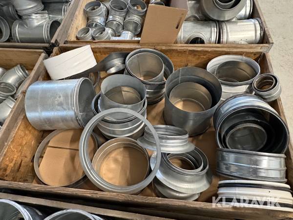 Parti med ventilationsdelar Ets Nord, FläktWoods