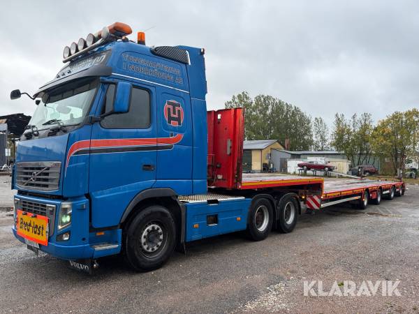 Dragbil Volvo FH-16 660 med trailer 