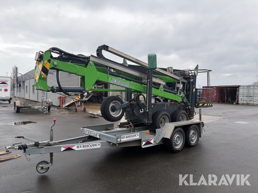 Bomlift Leguan 125 M1 på släp