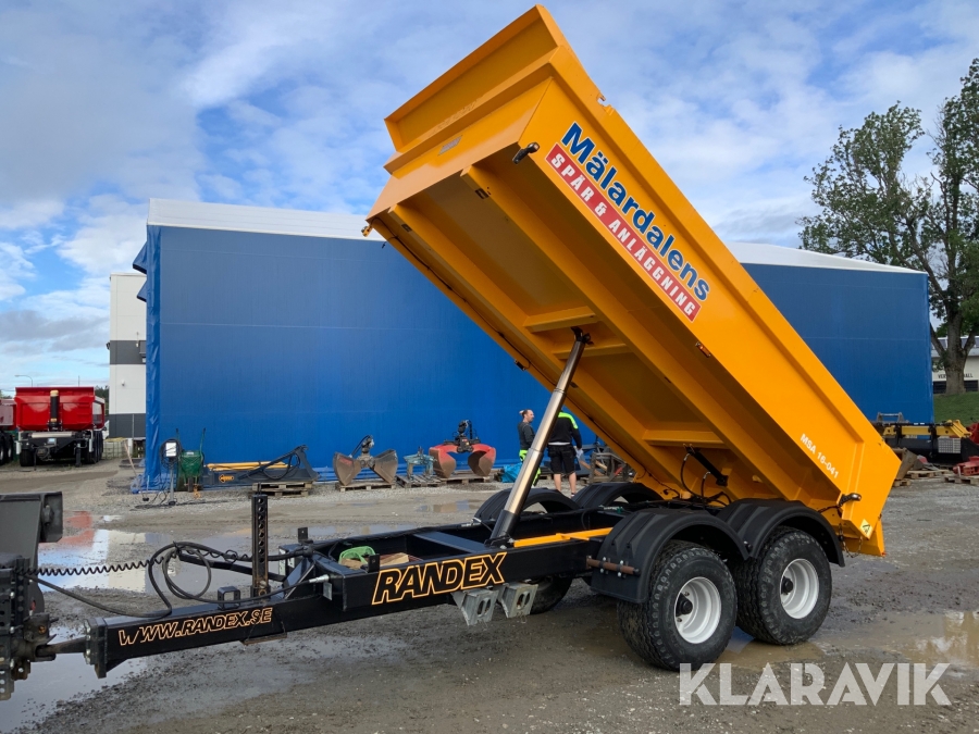 Entreprenadvagn Randex XD85 totalvikt 11000kg