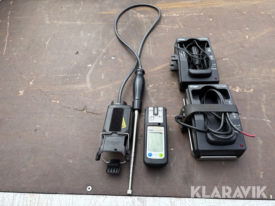 Gasmätare och pump Dräger X-am 5000, X-am pump
