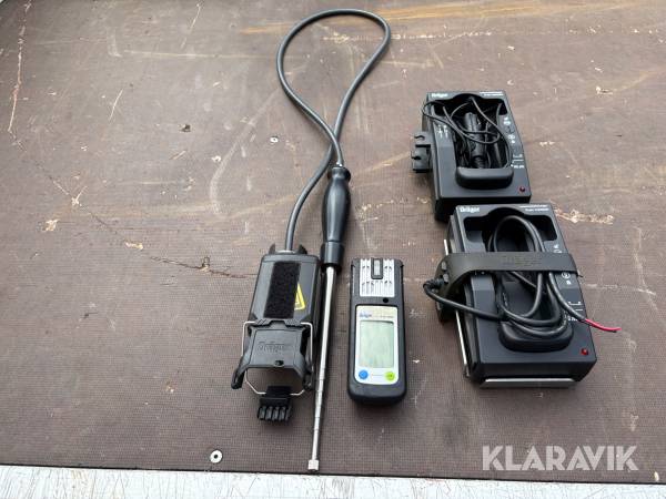 Gasmätare och pump Dräger X-am 5000, X-am pump